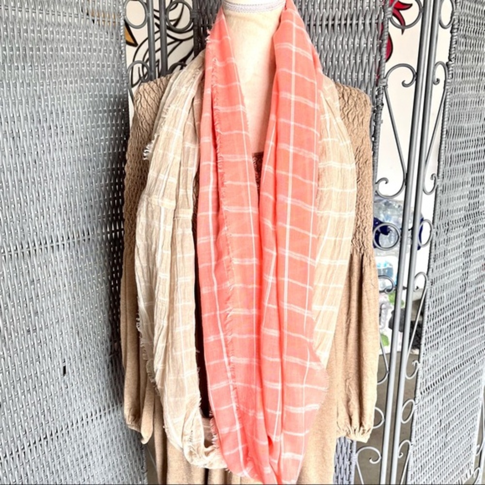 Tickled Pink Bundle of Infinity Scarves, Casual Versatile Accessories; NWOT!